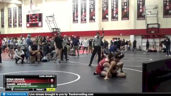 149 lbs Cons. Round 2 - Daniel Jaramillo, Southwestern Oregon Community College vs Ryan Graves, North Idaho College