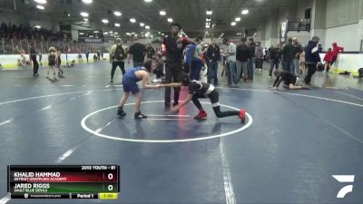 81 lbs Champ. Round 2 - Jared Riggs, Sault Blue Devils vs Khalid Hammad, Detroit Grappling Academy