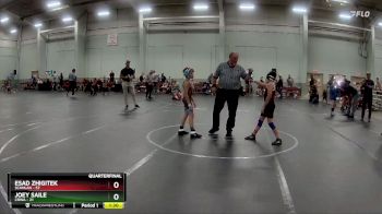 68-76 lbs Quarterfinal - Joey Saile, CRWA vs Esad Zhigitek, Scanlan