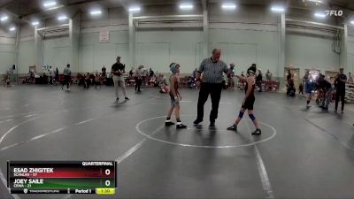 68-76 lbs Quarterfinal - Joey Saile, CRWA vs Esad Zhigitek, Scanlan