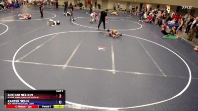 63 lbs 5th Place Match - Arthur Nelson, Blaine Wrestling Association vs Karter Sohn, Buc Irish Wrestling Club