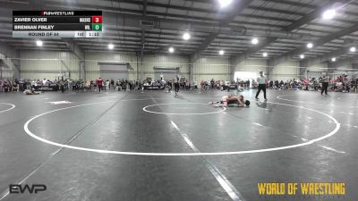 95 lbs Round Of 64 - Zavier Olver, Mat Assassins vs Brennan Finley, Willard Youth Wrestling