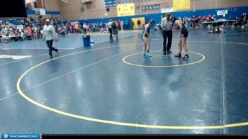135lbs Cons. Round 3 - Kadence Braaten, Aberdeen (Girls) vs Elena Flores, Hermiston (Girls)