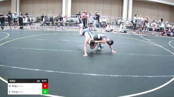 83 lbs Round Of 16 - Ronan Riley, Stampede WC vs Eddie Fong, Rough House WC