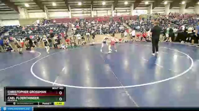 92 lbs 1st Place Match - Christopher Grossman, Montana vs Cael ...