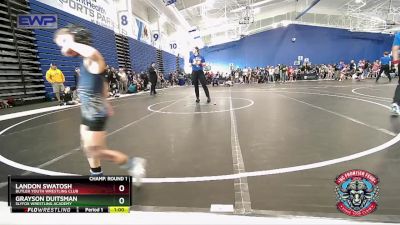 43 lbs Champ. Round 1 - Landon Swatosh, Butler Youth Wrestling Club vs Grayson Duitsman, SlyFox Wrestling Academy