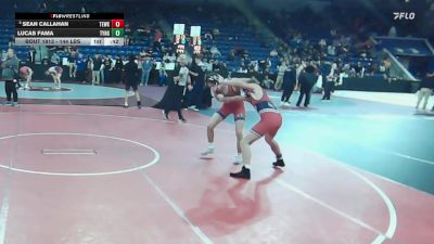 144 lbs Round Of 16 - Sean Callahan, Tewksbury vs Lucas Fama, Tyngsborough/Dracut