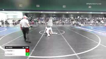170 lbs Round Of 64 - Jackson Hawker, OH vs Aeoden Sinclair, WI