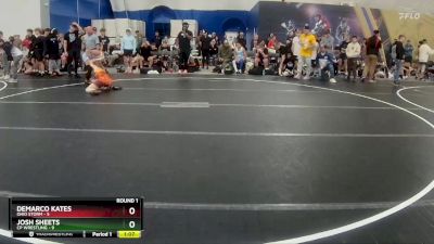 120 lbs Round 1 (8 Team) - Demarco Kates, Ohio Storm vs Josh Sheets, CP Wrestling