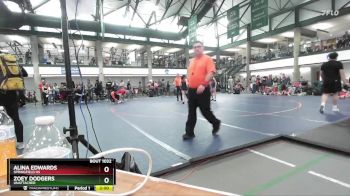 108-114 lbs Semifinal - Zoey Dodgers, Unattached vs Alina Edwards, Springfield HS