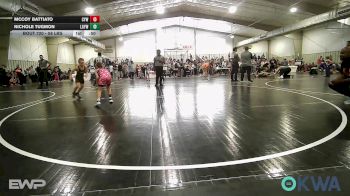 58 lbs Consi Of 8 #2 - McCoy Battiato, Coweta Tiger Wrestling vs Nichole Tugmon, Locust Grove Youth Wrestling