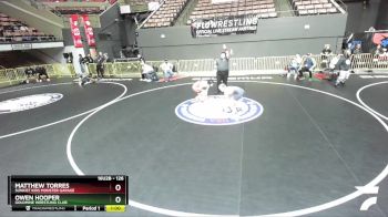 126 lbs Cons. Round 5 - Matthew Torres, Sunkist Kids Monster Garage vs Owen Hooper, Goldmine Wrestling Club