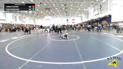 71 lbs Cons. Semi - Sam Kruschke, Journeymen Wrestling Club vs Jonah Castro, Revolution Elite Wrestling