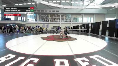 149 lbs Cons. Round 4 - Mason Mangialino, Brockport vs Rudy Brown, Penn State Behrend