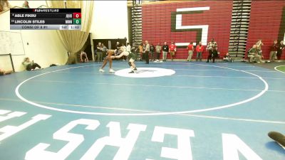 150 lbs Consi Of 8 #1 - Able Fikru, Quincy Upper vs Lincolin Stiles, Minnechaug