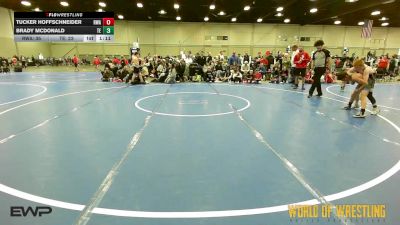 90 lbs Rr Rnd 2 - Tucker Hoffschneider, Roundtree 9U vs Brady McDonald, Tulsa Elite 9U