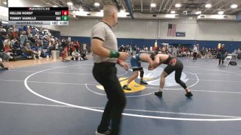 157 lbs Quarterfinal - Kellen Horst, Wesleyan vs Tommy Iasiello, Roger Williams