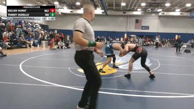157 lbs Quarterfinal - Kellen Horst, Wesleyan vs Tommy Iasiello, Roger Williams