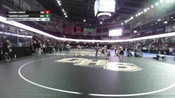 120 lbs Cons. Round 5 - Hunter Sackett, Borah vs Logan Casch, Timberline