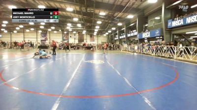 160 lbs Consi Of 16 #2 - Michael Mauro, NC vs Joey Monticello, NJ