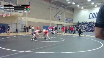 149 lbs Cons. Round 3 - Isaiah Lemon, Treasure Valley CC vs Khalin Radev, Simon Fraser (B.C.)