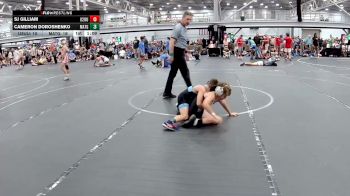 76 lbs Round 3 (8 Team) - Cameron Doroshenko, Mat Assassins Grey vs Sj Gilliam, U2 Upstate Uprising
