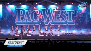 Legacy Premier Cheer - Black Widow [2025 L4 Senior - D2 Day 2] 2025 PacWest Grand Nationals