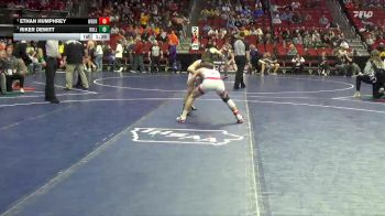 2A-113 lbs 3rd Place Match - Ethan Humphrey, West Branch vs Riker DeWitt, Williamsburg