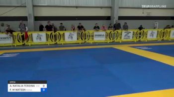ANDREA NATALIA FERDINAND vs FIONA M WATSON 2021 Pan IBJJF Jiu-Jitsu No-Gi Championship