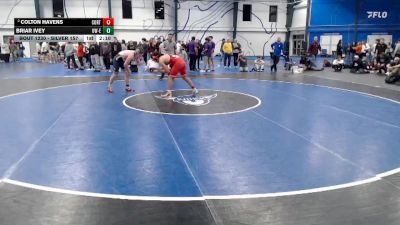 Silver 157 lbs 5th Place Match - Colton Havens, Cortland State vs Briar Ivey, Wisconsin-Eau Claire