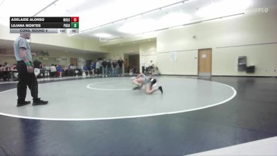 105lbs Cons. Round 4 - Liliana Montes, Pasco (Girls) vs Adelaide Alonso, Moses Lake (Girls)
