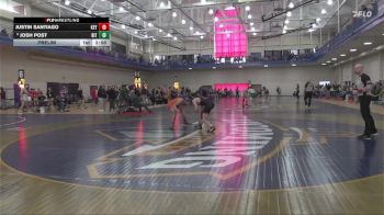 141 lbs Prelim - Justin Santiago, Keystone vs Josh Post, RIT