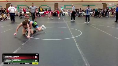 115 lbs Round 4 (6 Team) - Mason Passerini, Lions Den vs JD Christmann, Virginia Patriots