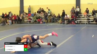 75 lbs Champ. Round 2 - Jonah Karow, Zumbrota-Mazeppa vs Carter Strauss, No Nonsense Wrestling