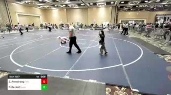 58 lbs Consi Of 4 - Eli Armstrong, East Idaho Elite vs Preston Beckett, Nwwc