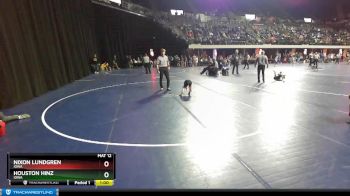 46-50 lbs Round 2 - Nixon Lundgren, Iowa vs Houston Hinz, Iowa