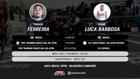Hans Luca Barbosa vs Thiago Ferreira 2025 ADCC Balneario Open