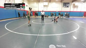 Boys 113 lbs Champ. Round 1 - Gabriel Dela Rosa, Monterey Boys vs Dominic Ortega, Kathleen MacDonald Boys