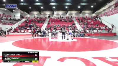 100 lbs Cons. Round 2 - Constance O`dell, PERRY vs Aubrey Wright, CHICKASHA