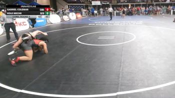 D 2 175 lbs Cons. Round 2 - Kole Meche, Rayne vs Gabriel Coleman, Caddo Magnet