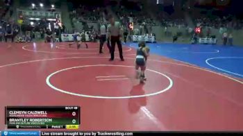 37 lbs Cons. Round 2 - Clemsyn Caldwell, Highlander Youth Wrestling vs Brantley Robertson, Marlow Outlaw Wrestling