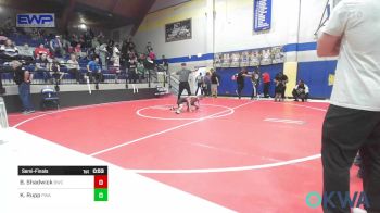 52 lbs Semifinal - Bradley Shadwick, Berryhill Wrestling Club vs Kellen Rupp, Perry Wrestling Academy