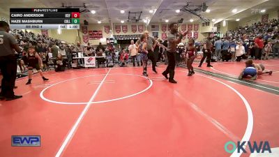 66 lbs Rr Rnd 4 - Cairo Anderson, ICEFIGHTER U vs Haze Mashburn, Collinsville Cardinal Youth Wrestling