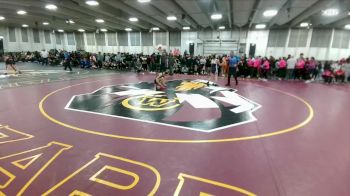 100 lbs Champ. Round 2 - Peggy Dean, Sand Creek vs Brooklyn Hancock, Woodland Park