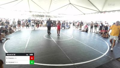 145 lbs Round Of 32 - Gia Coons, CPA Wrestling vs Khloe Hyland, Reverence Grappling TC