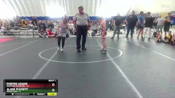 90 lbs Round 1 (8 Team) - Slade Puckett, Rising Kingz vs Porter Adams, Backyard Brawlers