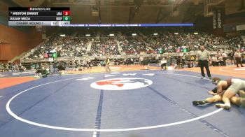 4A-165 lbs Champ. Round 1 - Julian Meza, Rock Springs vs Weston Ennist, Laramie