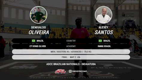 Denivaldo OLIVEIRA vs Alexey Santos 2025 ADCC Brazilian Nationals