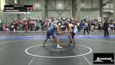 150 lbs Cons. Round 3 - Jordan Moreno, Garden City vs Jett Wolf, Oakley