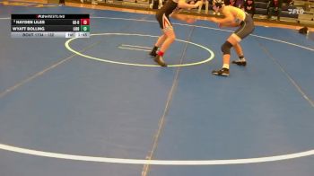 132 lbs 13th Place Match - Hayden Liles, Great Bend HS vs Wyatt Bolling, Liberty North